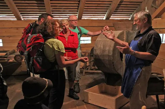 Mühlenensemble im Thal. Foto Museumsverein Aldein
