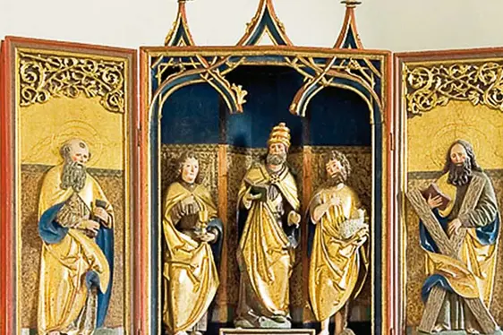 Museo parrochiale di Fiè, opera religiosa. Foto Ludwig Thalheimer