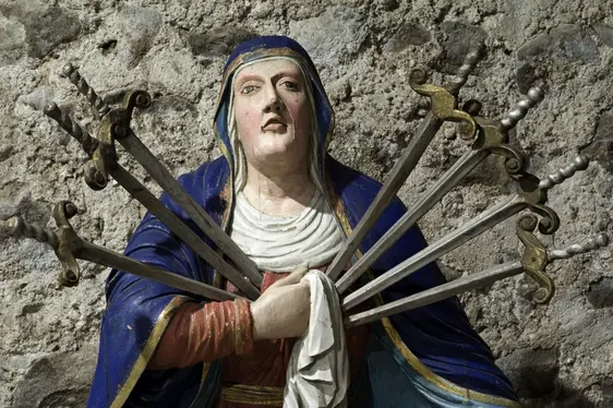 Museo territoriale di Nova Ponente, arte sacra. Foto Ludwig Thalheimer