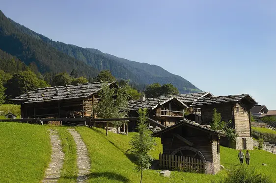 MuseumPasseier, Freilichtbereich. Foto Isidor Plangger