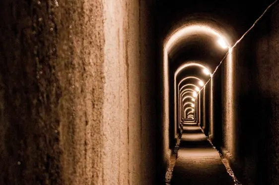 Un cunicolo. Foto Simon Abler