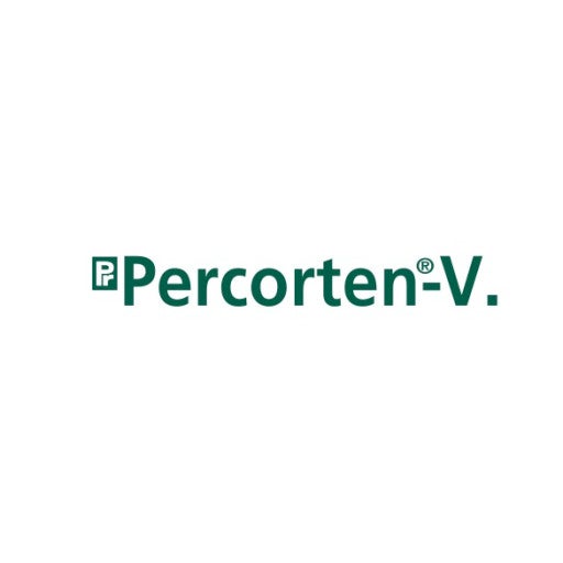 Percorten-V logo on white.