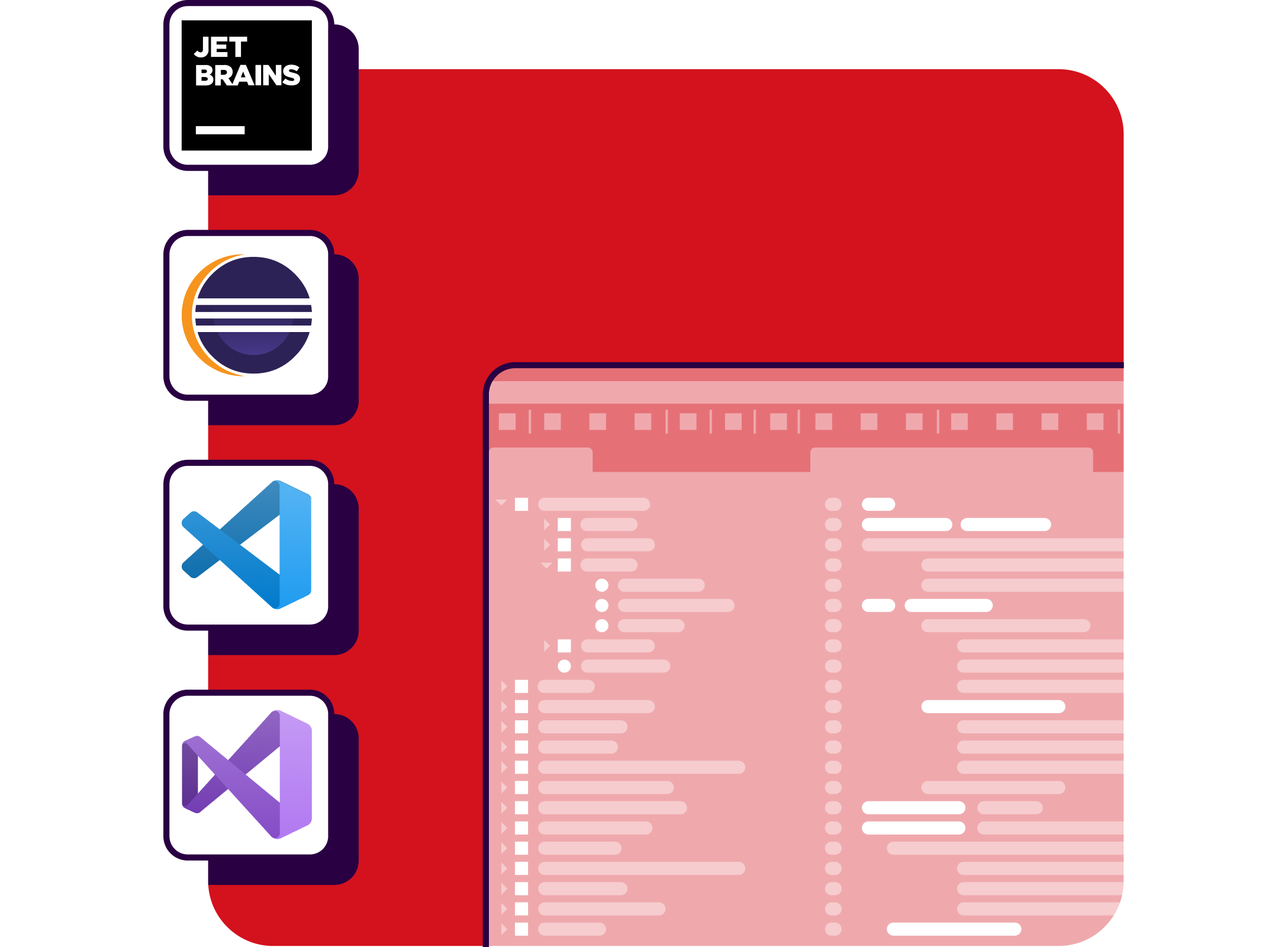 sonar working with jetbrains, eclipse, vs and vs code