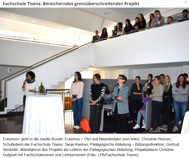 Bereicherndes grenzüberschreitendes Projekt Foto: FS Tisens