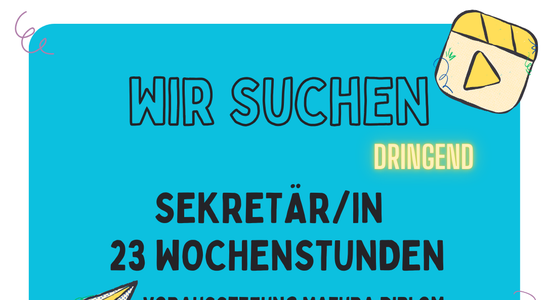 Sekretär/in dringend gesucht Sekretär/in dringend gesucht
