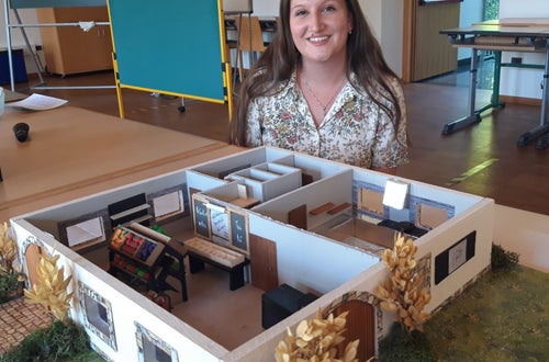 Hofladenmodell von Amèlie Foto: FS Tisens Hofladenmodell von Amèlie Foto: FS Tisens