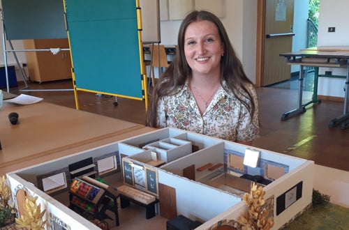 Hofladenmodell von Amèlie Foto: FS Tisens Hofladenmodell von Amèlie Foto: FS Tisens