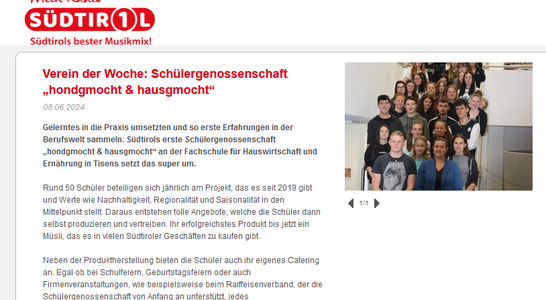 Beitrag auf Südtirol1 Beitrag auf Südtirol1