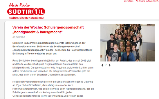 Beitrag auf Südtirol1 Beitrag auf Südtirol1