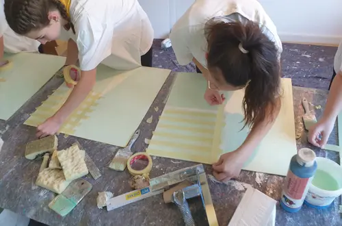 Kreative Wandgestaltung. Foto: Rony Pixner Kreative Wandgestaltung. Foto: Rony Pixner