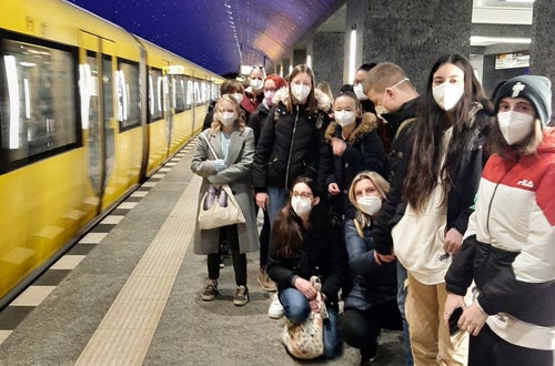 Berlinreise März 2022 3.Klasse. Fotos: FS Tisens Berlinreise März 2022 3.Klasse. Fotos: FS Tisens