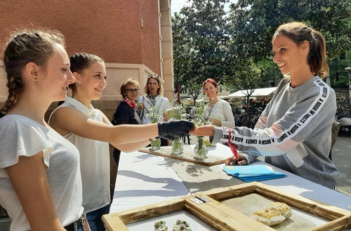 Straßenküche Meran Mai 2022. Foto: FS Tisens Straßenküche Meran Mai 2022. Foto: FS Tisens