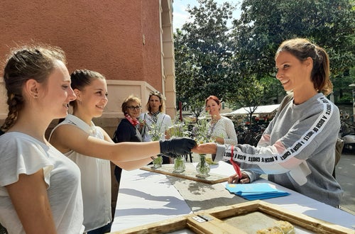 Straßenküche Meran Mai 2022. Foto: FS Tisens Straßenküche Meran Mai 2022. Foto: FS Tisens