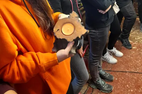 Besuch beim Drechsler Foto: FS Tisens Besuch beim Drechsler Foto: FS Tisens