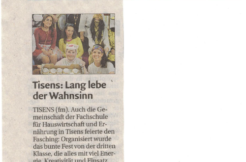 Dolomiten 17.2.2026 Fasching Dolomiten 17.2.2026 Fasching