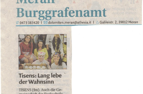 Dolomiten 17.2.2026 Fasching Dolomiten 17.2.2026 Fasching