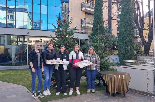 Weihnachtskekse für den Raiffeisenverband. Foto: Raiffeisenverband Südtirol Weihnachtskekse für den Raiffeisenverband. Foto: Raiffeisenverband Südtirol
