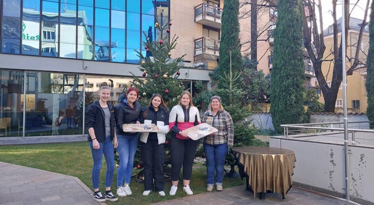 Weihnachtskekse für den Raiffeisenverband. Foto: Raiffeisenverband Südtirol Weihnachtskekse für den Raiffeisenverband. Foto: Raiffeisenverband Südtirol