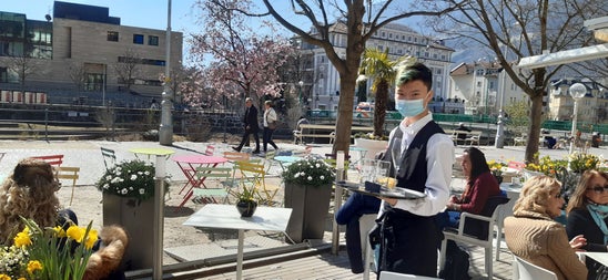 Luigi Li im Hotel Aurora,Meran. Foto: FS Tisens Luigi Li im Hotel Aurora,Meran. Foto: FS Tisens