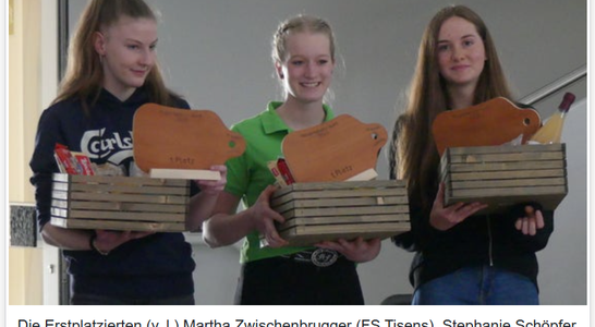 Gesamttiroler Hauswirtschafts-Award 2023. Foto: FS Tisens Gesamttiroler Hauswirtschafts-Award 2023. Foto: FS Tisens