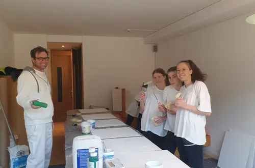 Kreative Wandgestaltung. Foto: Rony Pixner Kreative Wandgestaltung. Foto: Rony Pixner