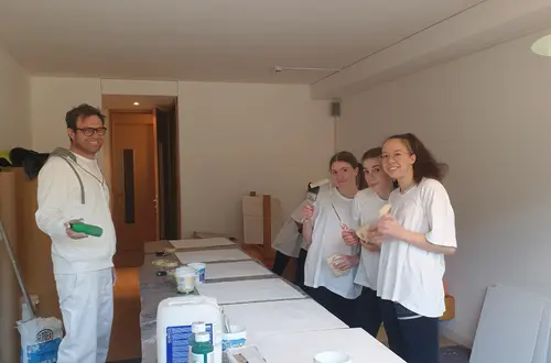 Kreative Wandgestaltung. Foto: Rony Pixner Kreative Wandgestaltung. Foto: Rony Pixner