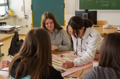 Unterricht in der Klasse. Foto: René Gamper Unterricht in der Klasse. Foto: René Gamper