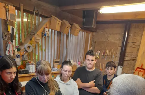 Besuch beim Drechsler Foto: FS Tisens Besuch beim Drechsler Foto: FS Tisens