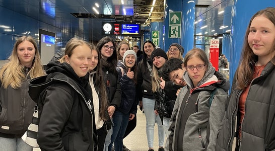 Schüleraustausch mit Partnerschule in München. Foto: FS Tisens Schüleraustausch mit Partnerschule in München. Foto: FS Tisens