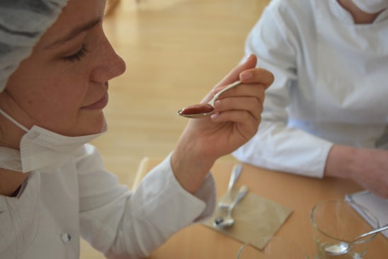 Verkostung Hofladen Produkte. Foto: FS Tisens Verkostung Hofladen Produkte. Foto: FS Tisens