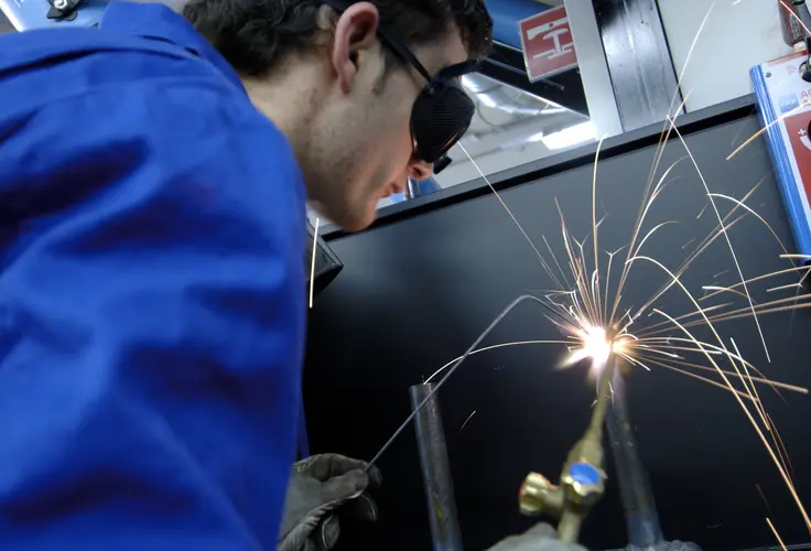 Immagine laboratorio di saldatura Immagine laboratorio di saldatura