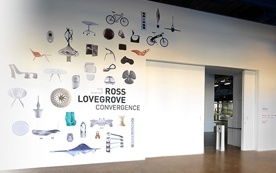 Fade in to an image of the Ross Lovegrove exhibition
