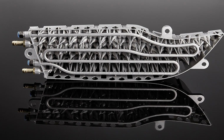 Channels under the 3D-printed lamination tool