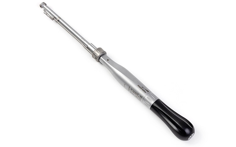 A close up of the Materialise CMF 90 degree screwdriver.
