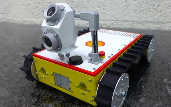 Scale model of the Shell robot