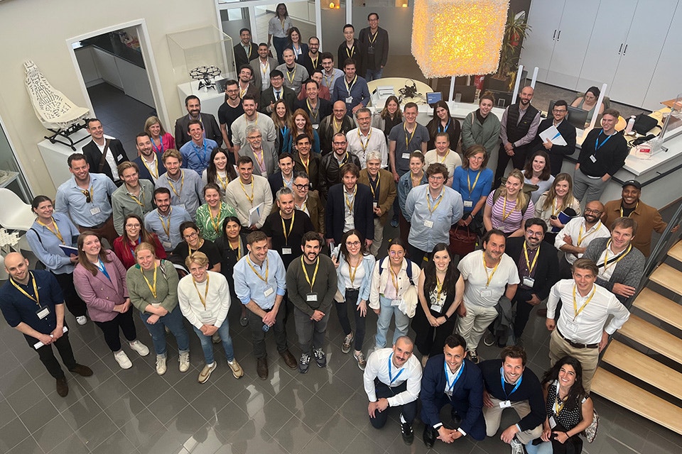 Group photo of the attendees at the 3D Printing in Hospitals Forum 2023