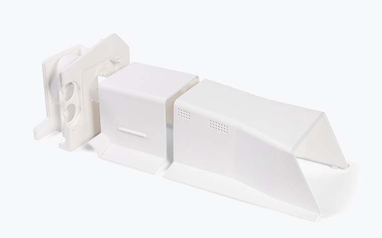 3D-printed housing for LMT Medical's MRI-compatible incubator.