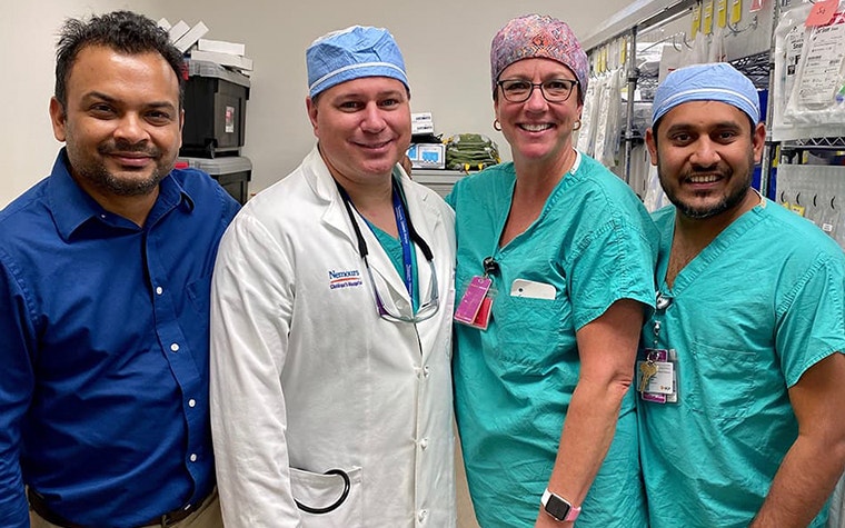 Medical team at Nemours Children’s Hospital 