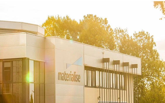 The outside of a Materialise office building
