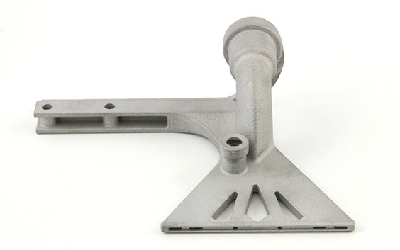 Ventouse en aluminium imprimée en 3D après optimisation de la conception