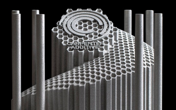 Carpenter Additive 3D-printed logo