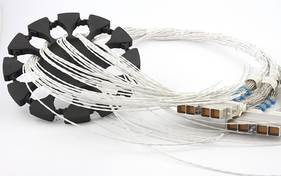 Fokker Elmo 3D-printed cable twist wheel with cables inside