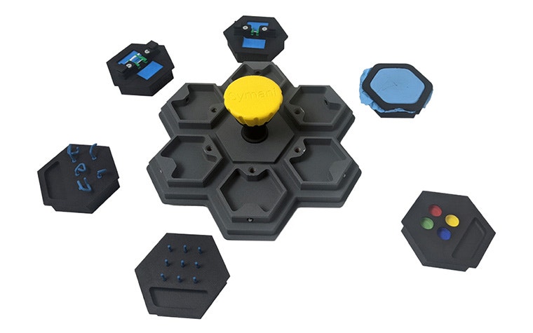 MMI's 3D-printed modular training board for surgeons with modules removed