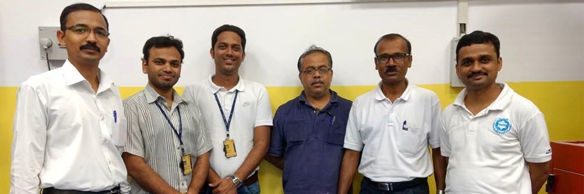 A group photo of the Tata Motors team