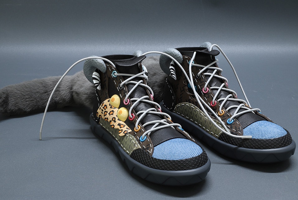 LG Electronics 털복숭이 꼬리 3D 프린팅 신발