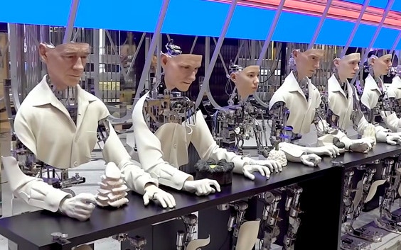 グラックが製作した3Dプリンターで作られた生命体のようなロボットの数々。