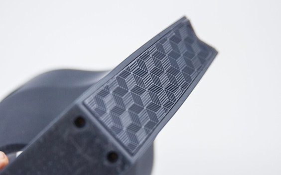 Close-up of part 3D printed using Taurus 