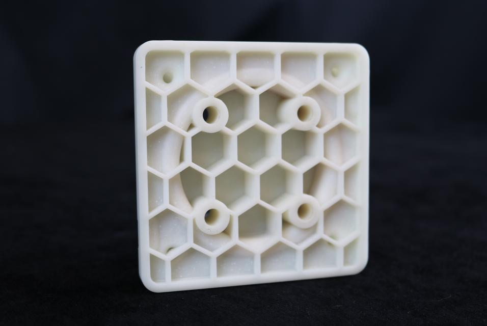 Honeycomb structure in a 3D-printed prototype