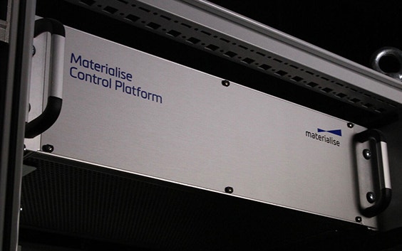 Materialise Control Platform hardware inside of a 3D printer