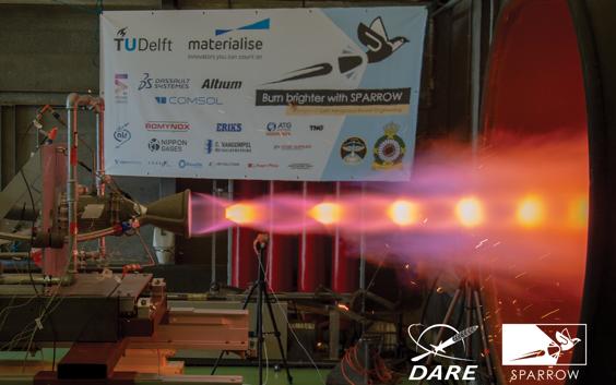 The Firebolt, a 3D-printed rocket engine from the DARE student rocketry team